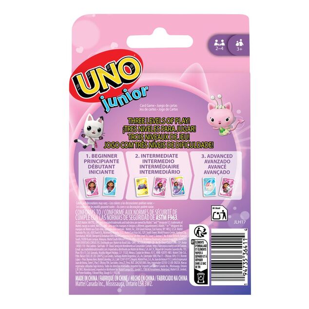 Mattel UNO Junior Gabby's Dollhouse