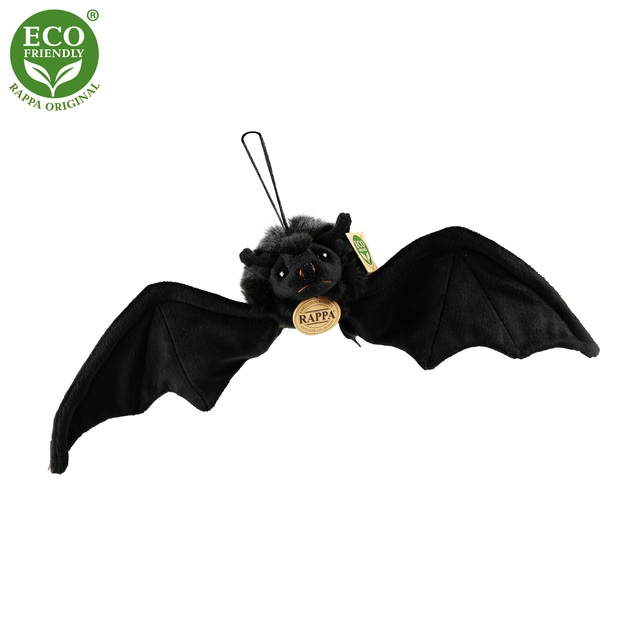 Liliac de pluș negru 16 cm ECO-FRIENDLY