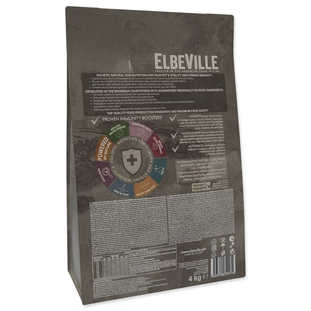 Храна ELBEVILLE Puppy and Junior All Breeds Healthy Development Fresh Duck 4kg