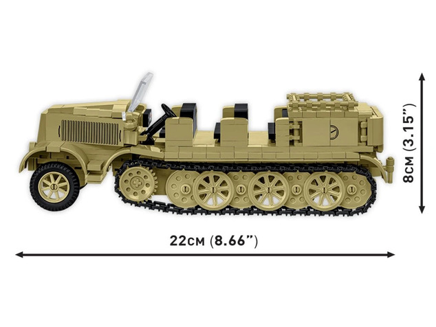 Cobi Sd.Kfz.8 Vučni 8,8 cm Flak 36 DAK