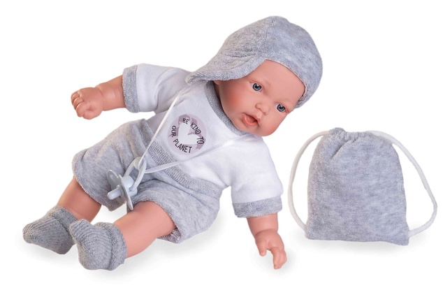 Antonio Juan 12321 PETIT - realistická bábika so zvukmi a mäkkým látkovým telom - 27 cm