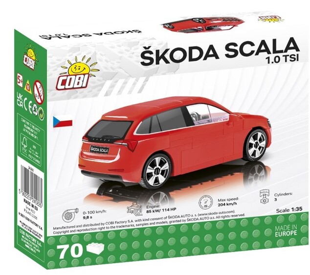 Cobi 24582 Škoda Scala 1.0 TSI
