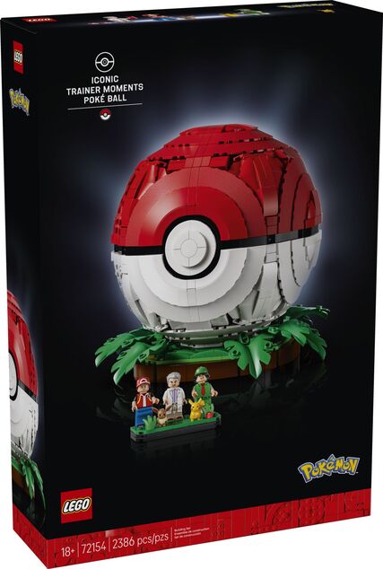 LEGO® Pokémon 72154 Poké Ball avec des moments emblématiques des Entraîneurs