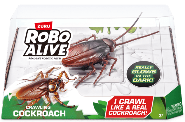ZURU ROBO ALIVE Leuchtende kriechende Kakerlake