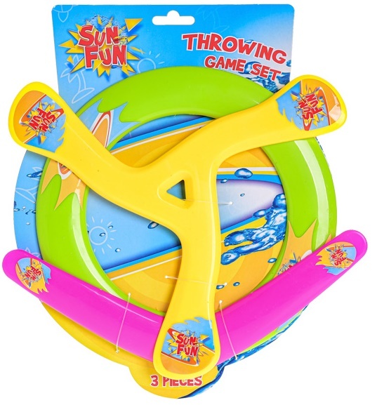 Sun Fun frisbee set 3ks
