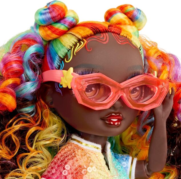 Rainbow High Creative Crystals bábika - Iris Bow