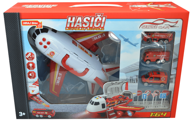 Hasičské lietadlo - garáž