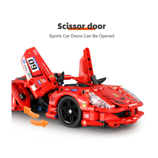 iM.Master Stavebnica závodné auto červené