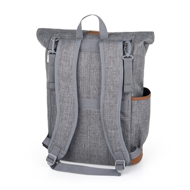 PETITE&amp;MARS Batoh prebaľovací na kočík Jackob Ultimate Grey