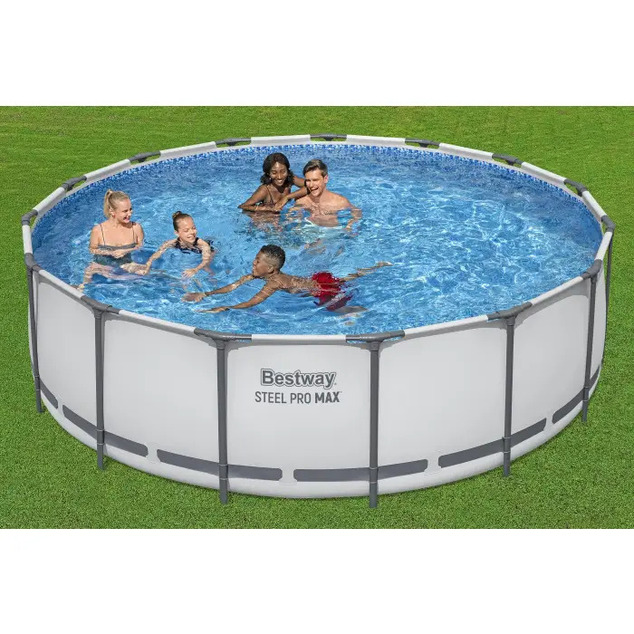 Bestway Bazén Steel Pro MAX™ Frame Pool 457 x 122 cm + kartušová filtrácia