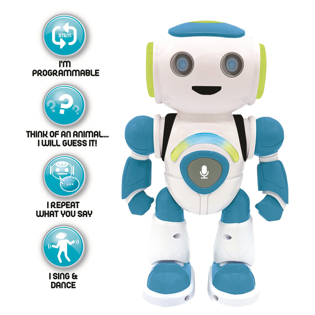 Lexibook Sprechender Roboter Powerman Junior (englische Version)