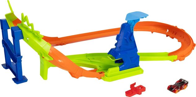 Mattel Hot Wheels STUNT TRACKS Meisterschafts-Streckenherausforderung