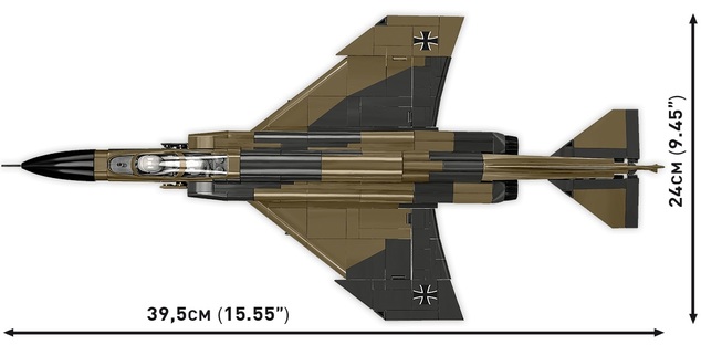 Cobi Armed Forces F-4F Phanthom II, 1:48, 676 k