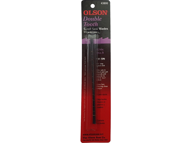 Olson list do lupienkovej pílky 0.66x0.33x127mm dvojitý zub 11TPI (12ks)