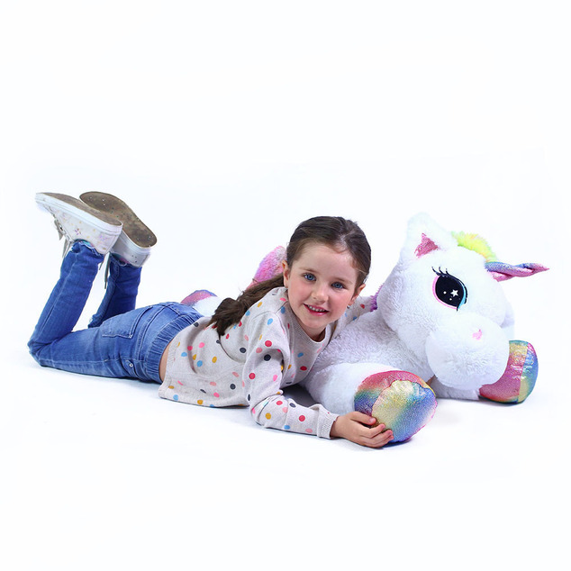 Veľký plyšový jednorožec Funkie 85 cm