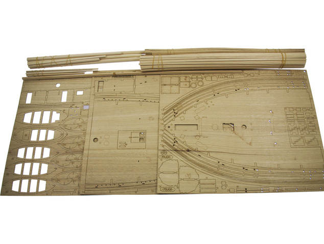 Modell-Tec Fram I. výskumná polárna loď 1:50 kit