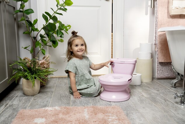 INGENUITY Kinder-Toilette mit Geräusch My Size™ Rosa