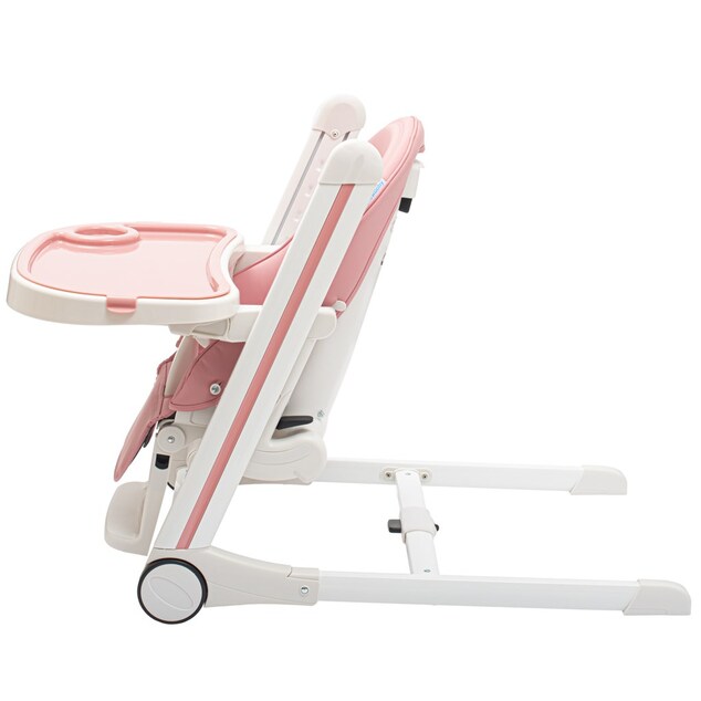 Jedálenská stolička Muka NEW BABY dusty pink