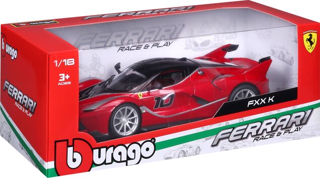 Bburago 1:18 Ferrari TOP FXX K Rot