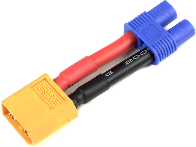 Konvertierungskabel EC3-Batterie - XT-60-Gerät 12AWG