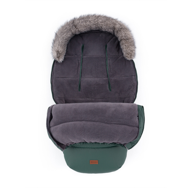 PETITE&amp;MARS Set zimska vreća Comfy 4u1 + rukavice za kolica Fjora Veritable Khaki