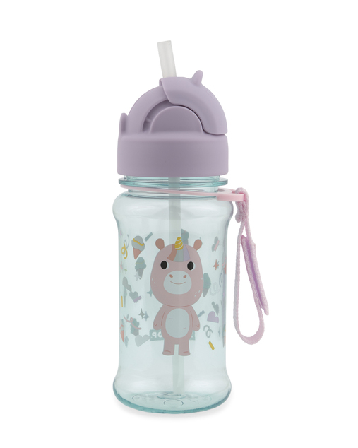 SKIP HOP Bottiglia con cannuccia 355ml Besties Squad Unicorno 12m+