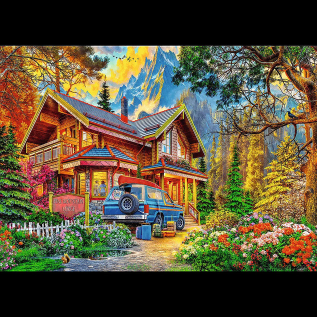 Trefl Puzzle 2x500 - Ausflug in die Berge