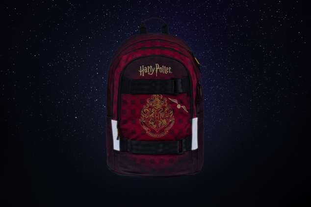 BAAGL Školský batoh Skate Harry Potter Bradavice vínový