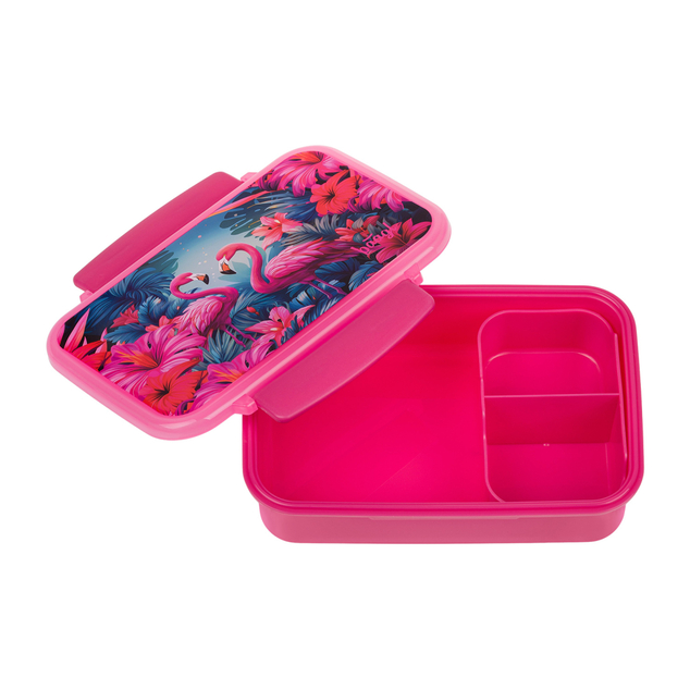BAAGL Brotdose mit Fächern Flamingo