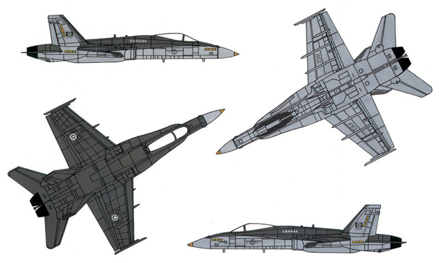 Kit modello aereo 0016 - F/A-18C/D WILD WEASEL (1:72)