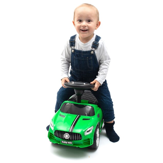 Detské odrážadlo so zvukom Baby Mix RACER zelené