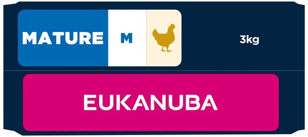 Krmivo EUKANUBA Mature Medium rich in fresh chicken 3 kg