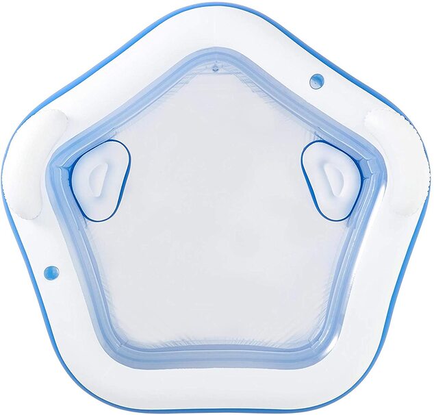 Bestway 54153 Nafukovací detský bazén s opierkami a sedačkami 213cm x 207cm x 69 cm