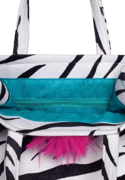 Squishmallows kabelka - zebra Tracey
