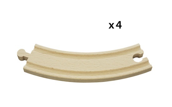 Brio Dlhé zákruty, 170 mm, 4 ks