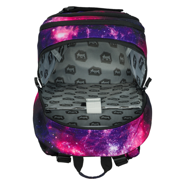 BAAGL SET 5 Skate Galaxy: Rucksack, Federmäppchen, Beutel, Gürteltasche, Laptop-Hülle