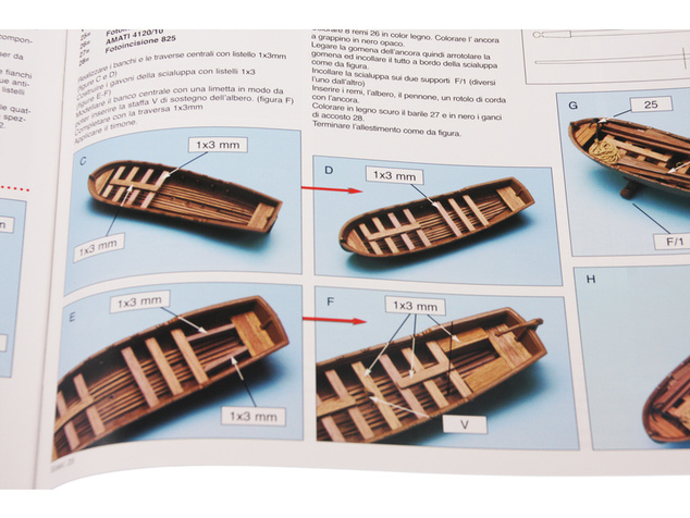 AMATI Sciabecco pirátska loď 1753 1:60 kit