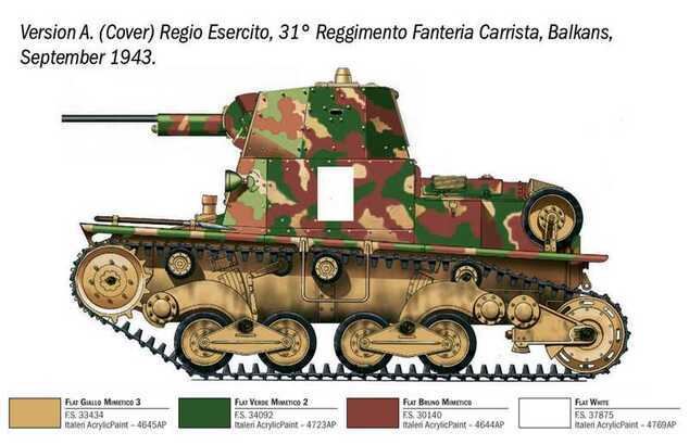 Model Kit tank 96553 - Carro Armato L6/40 (1:35)