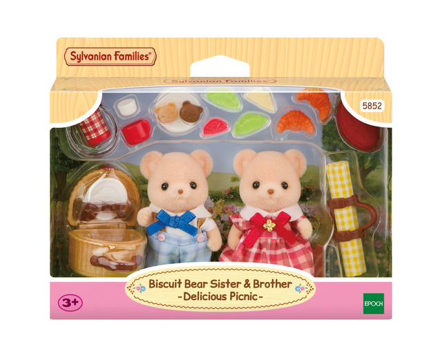 Sylvanian Families Piškotni medvedki sestra in brat na pikniku