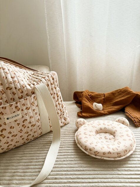 Borsa da weekend per mamme, Leopardo