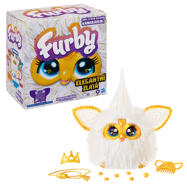 HASBRO - Furby elegantní zlatý