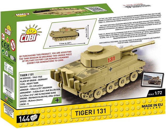 Cobi Tiger 131, 1:72, 161 k