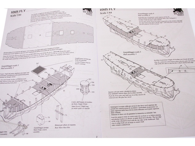VICTORY MODELS HMS Fly 1776 1:64 kit