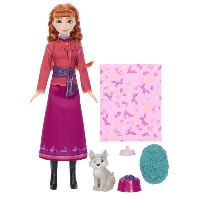 Frozen bábika - Anna s polárným vlčaťom