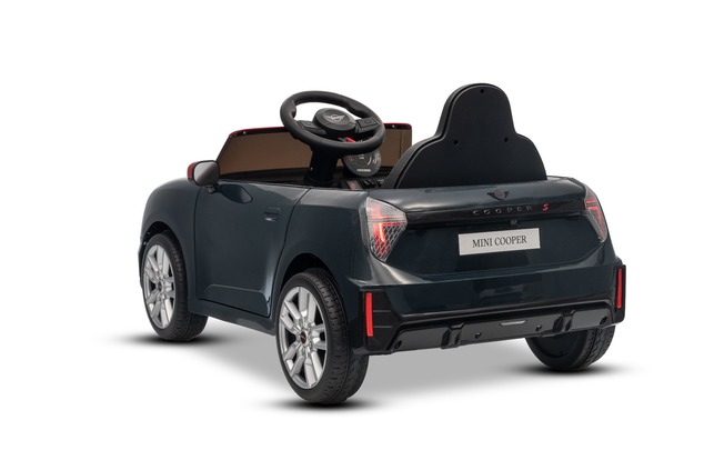 Elektrické autíčko BMW Mini Cooper 12V, čierne, USB Vstup s Bluetooth pripojením na MP3 Pr