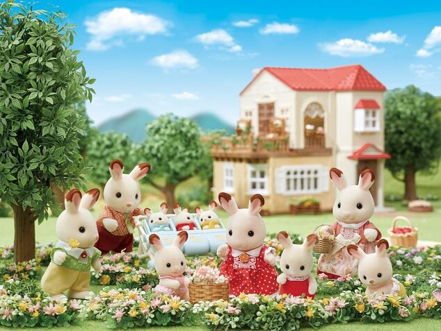 Sylvanian Families Rodina ´´chocolate´´ králikov, nová