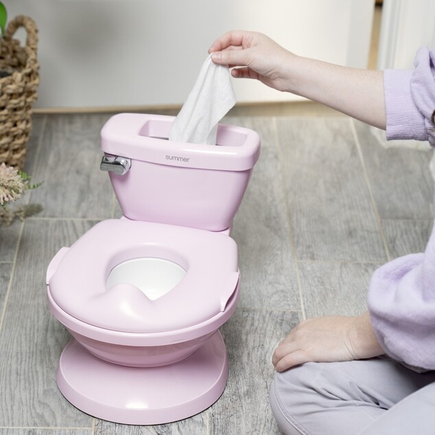 INGENUITY Kinder-Toilette mit Geräusch My Size™ Rosa