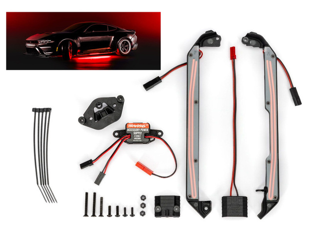 Traxxas LED-Chassisbeleuchtung rot (für 4-Tec 2.0, Drift)
