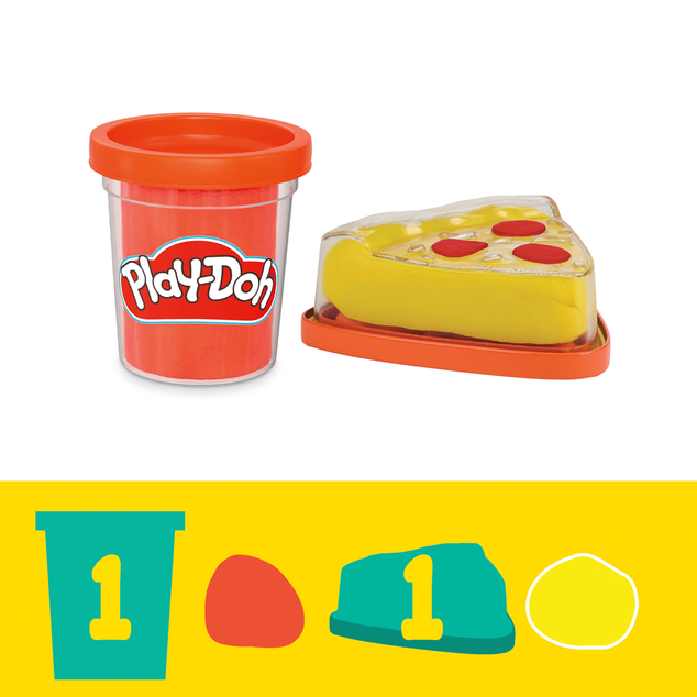 HASBRO - Play-Doh set creativo Pizza &amp; Milkshake