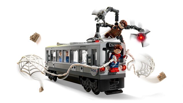 LEGO® Super Heroes 76321 Spider-Man vs. Doc Ock: U-Bahn-Szene